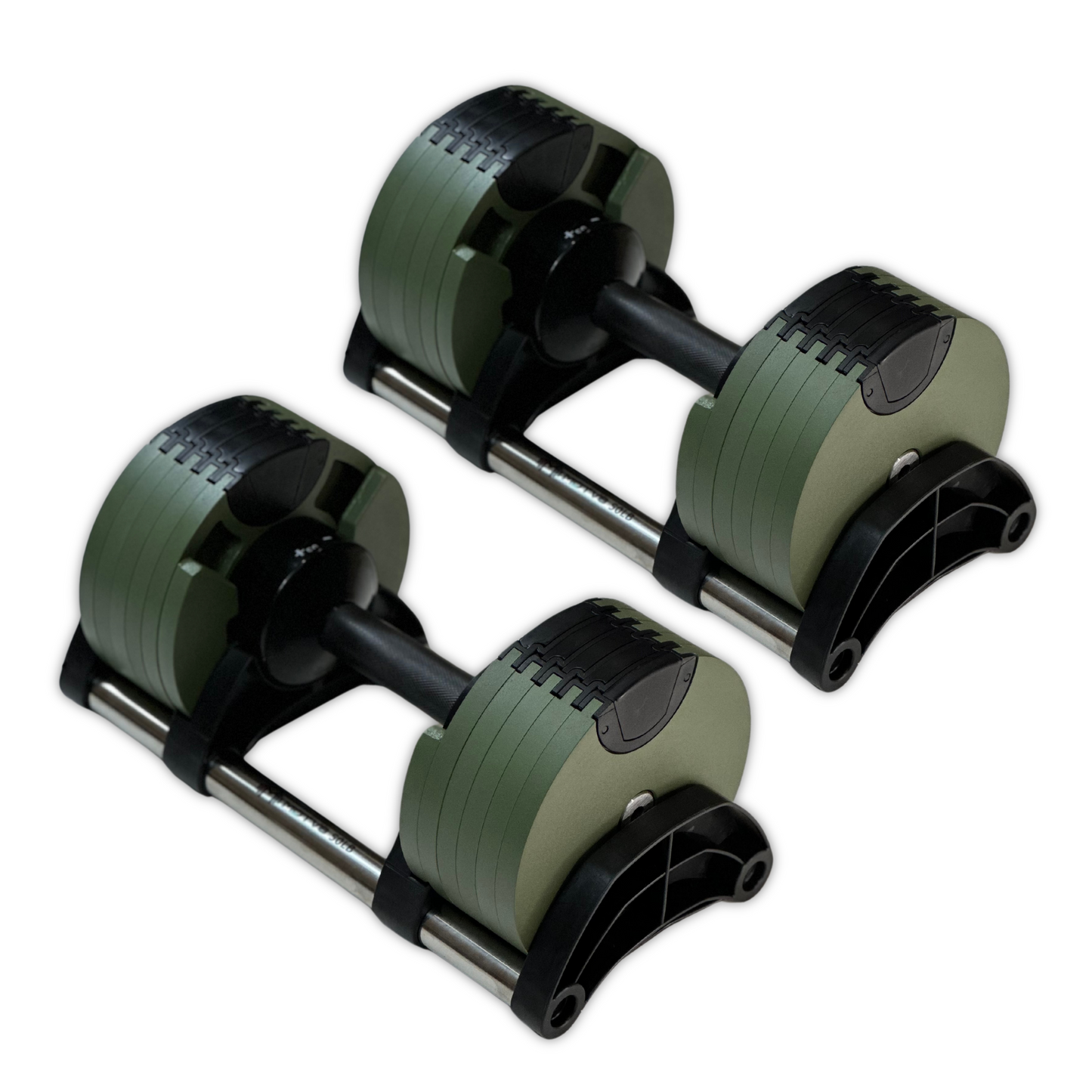 Motv8 Green / No Probell 5-50 Adjustable Dumbbells