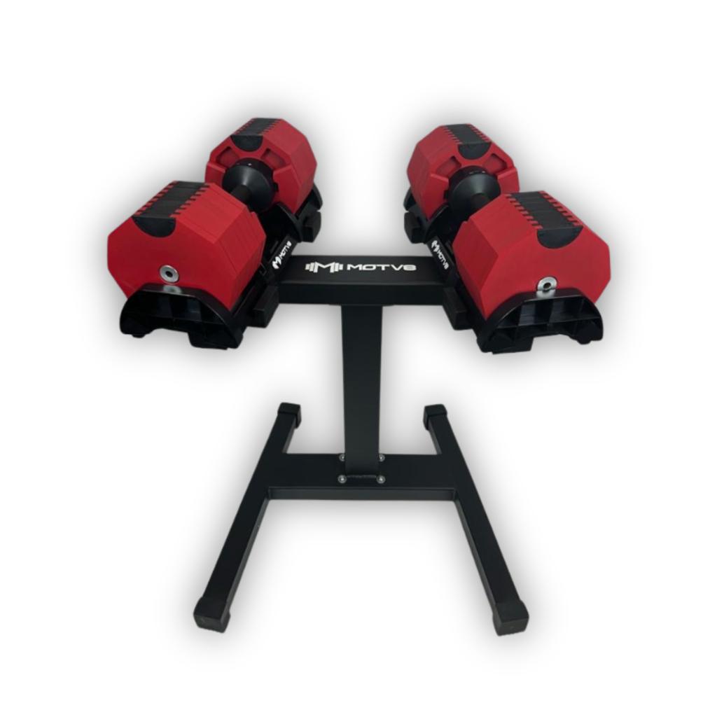 Motv8 Red / Yes Decabell 5-80 Adjustable Dumbbells