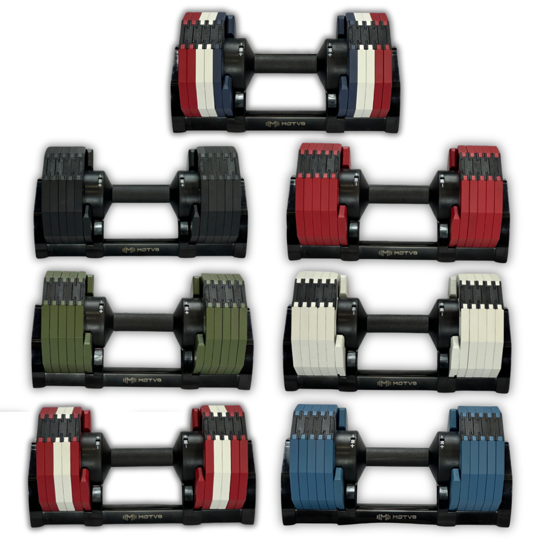 Decabell 5 50 Adjustable Dumbbells