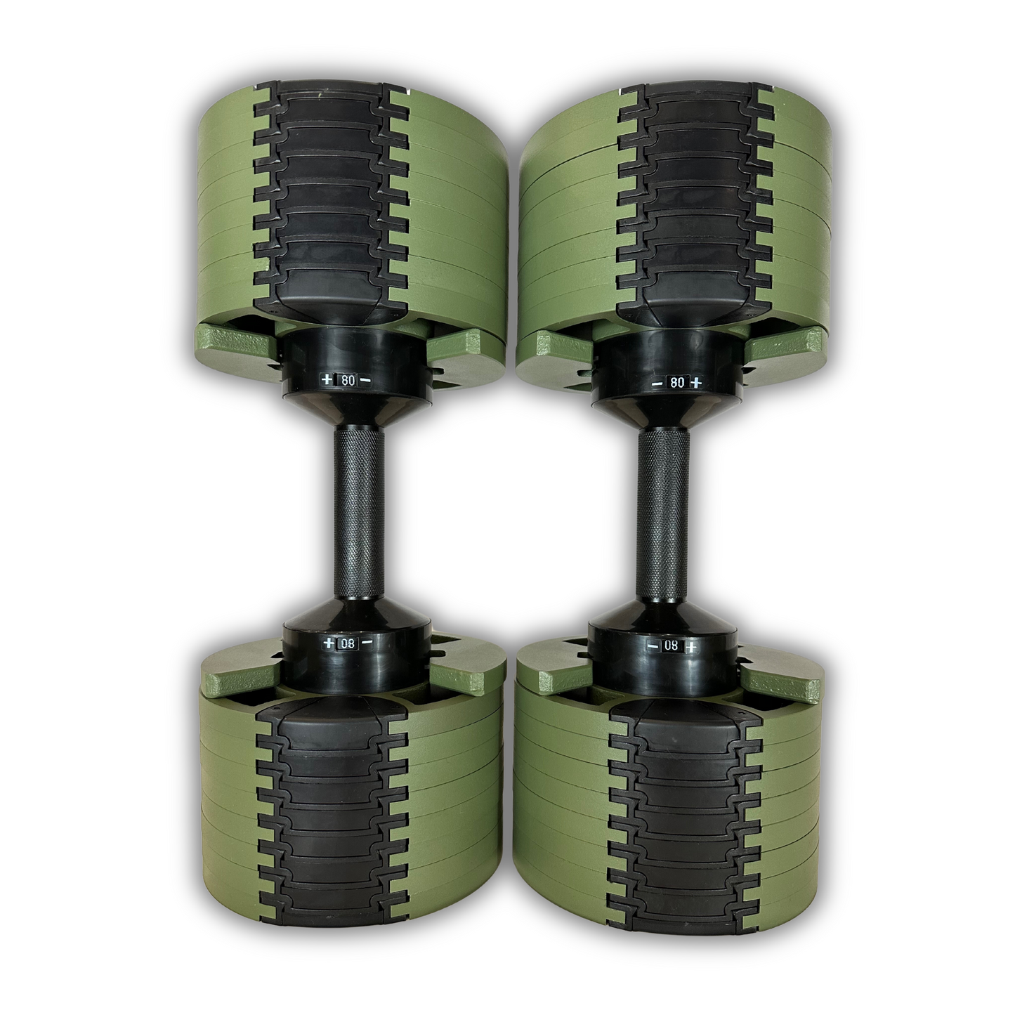 Probell Adjustable 5-80 Dumbbells ( Stand Sold Separately )