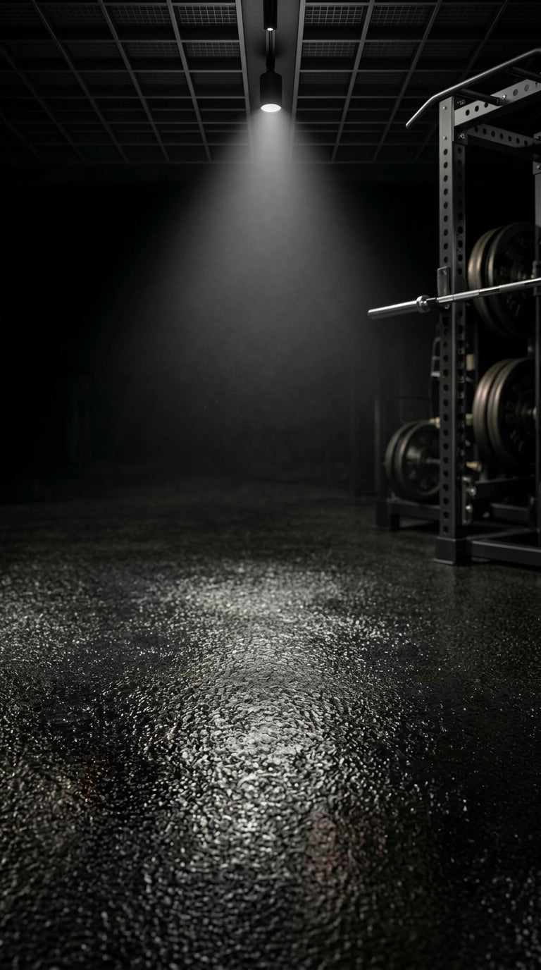 Dark home gym background