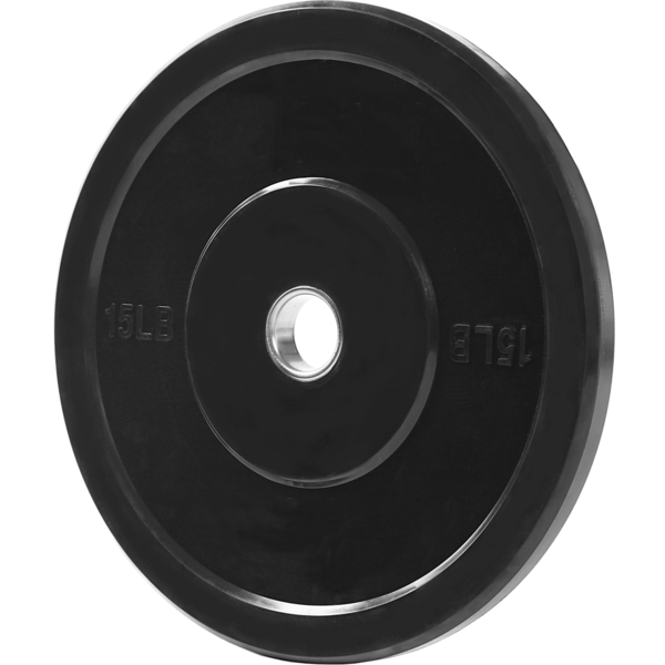 Motv8 15lb Pair Rubber Coated Olympic Bumper Plates