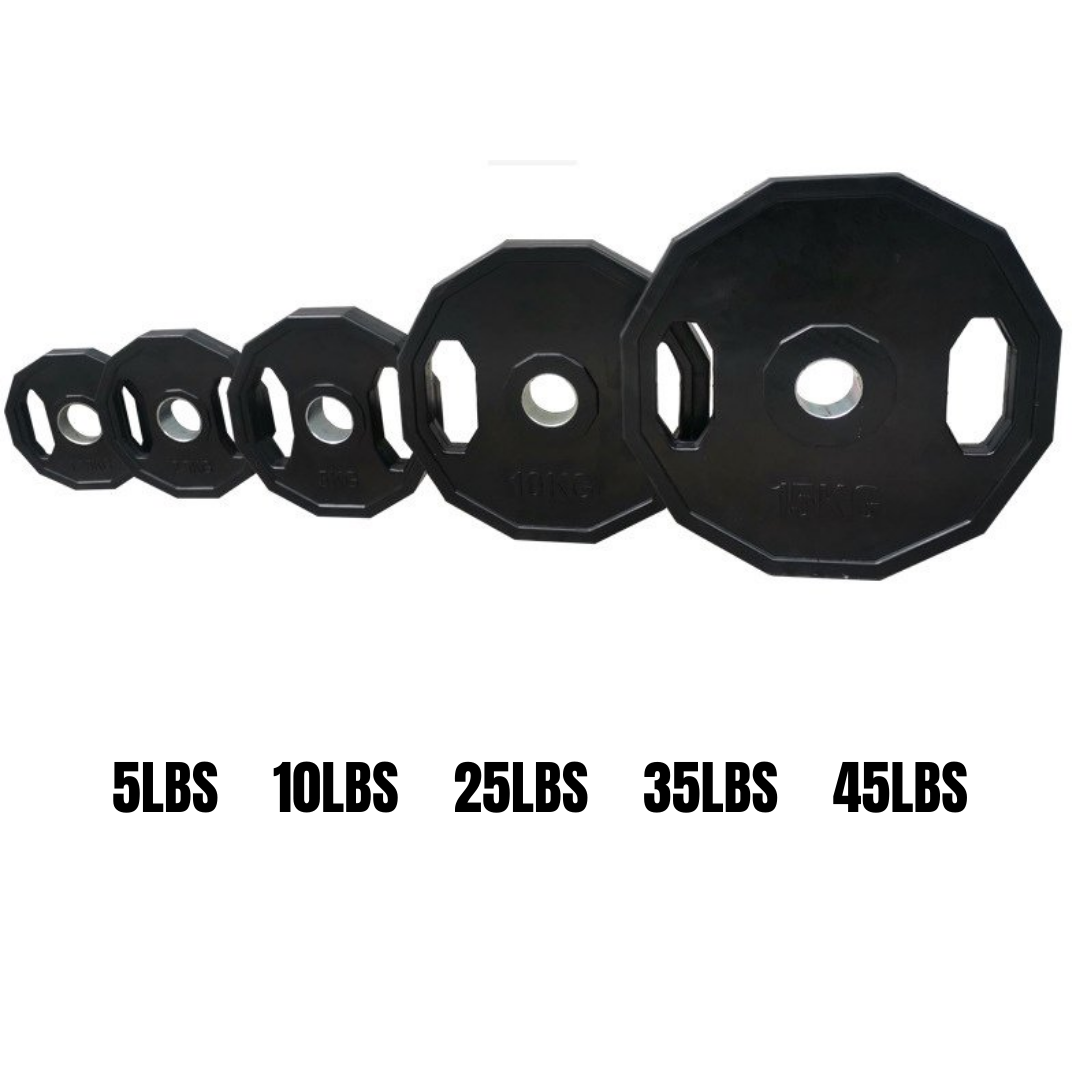 Motv8 Rubber Coated 2" Hex Plates